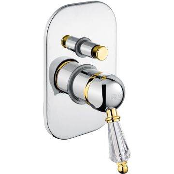 Смеситель для душа Fiore (Фиоре) Imperial- Sky (Swarovski) 82CO5134, хром/золото