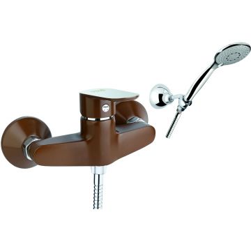 Смеситель для душа Fiore (Фиоре) Kevon Chic 81MX6510, хром/коричневый