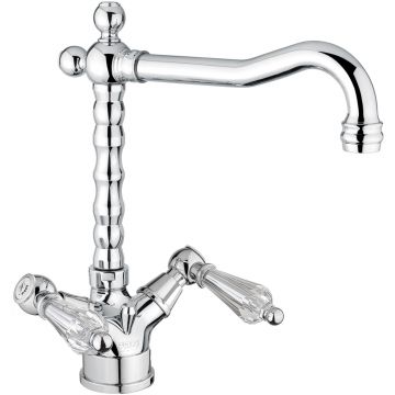 Смеситель для кухни Fiore (Фиоре) Gioielli (Swarovski) 08CR0625, хром