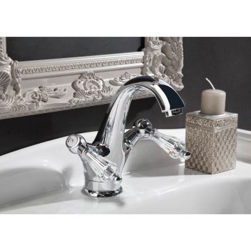 Смеситель для раковины Fiore (Фиоре) Gioielli (Swarovski) 08CR0623, хром