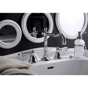 Смеситель для раковины Fiore (Фиоре) Gioielli Sky (Swarovski) 09CR0637, хром