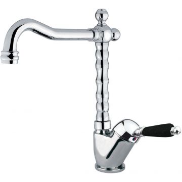 Смеситель для раковины Fiore (Фиоре) Imperial Black 89CR2245, хром