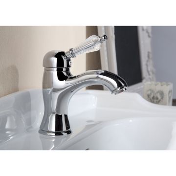 Смеситель для раковины Fiore (Фиоре) Imperial-Sky (Swarovski) 82CR5221, хром