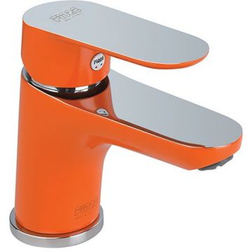 Смеситель для раковины Fiore (Фиоре) Kevon Chic 81OX8120, хром/оранжевый