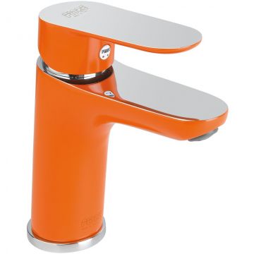 Смеситель для раковины Fiore (Фиоре) Kevon Chic 81OX8123, хром/оранжевый