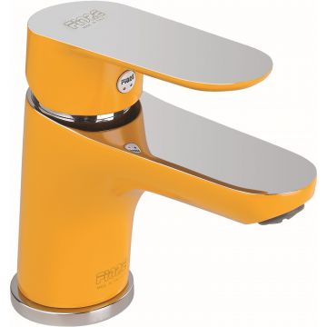 Смеситель для раковины Fiore (Фиоре) Kevon Chic 81YX8120, хром/желтый