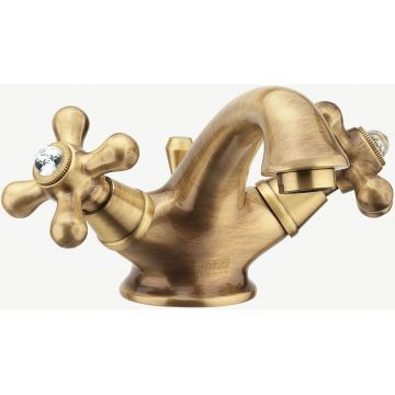 Смеситель для раковины Fiore (Фиоре) Margot Sky (Swarovski) 01ZZ0622, бронза