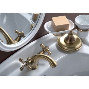 Смеситель для раковины Fiore (Фиоре) Margot Sky (Swarovski) 01ZZ0622, бронза