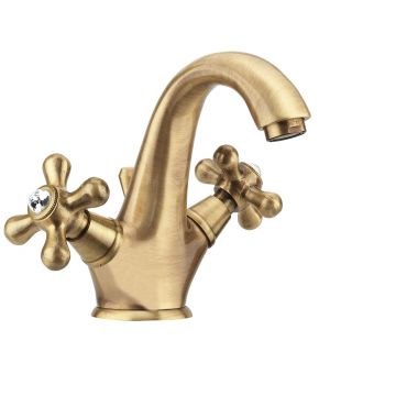 Смеситель для раковины Fiore (Фиоре) Margot Sky (Swarovski) 01ZZ0623, бронза