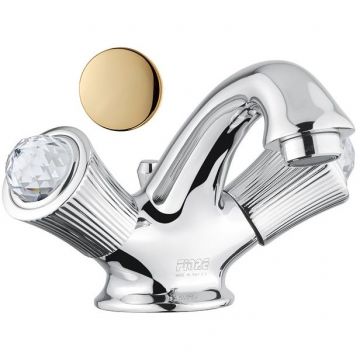 Смеситель для раковины Fiore (Фиоре) Venere Sky (Swarovski) 13OO0622, золото