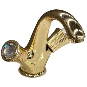 Смеситель для раковины Fiore Venere Sky (Swarovski) 13OO0623, золото