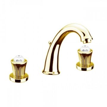 Смеситель для раковины Fiore (Фиоре) Venere Sky (Swarovski) 13OO0628, золото