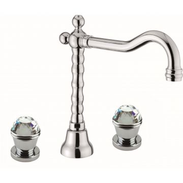 Смеситель для раковины Fiore (Фиоре) Xt Sky (Swarovski) 17CR0637, хром