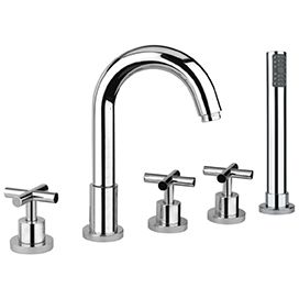 Смеситель на борт ванны Fiore (Фиоре) Xt 25CR0505, хром