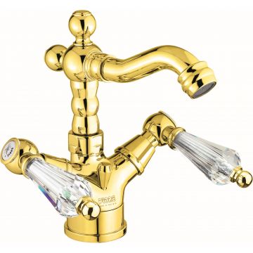 Смеситель для биде Fiore (Фиоре) Gioielli (Swarovski) 08OO0635, золото