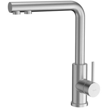 Смеситель Iddis (Иддис) для кухни с фильтром сталь Rule RULSTLFi05