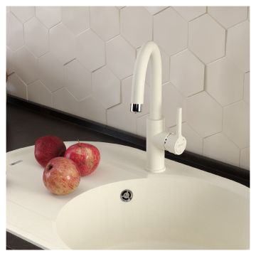 Смеситель для кухонных моек под фильтр Lemark (Лемарк) Comfort жасмин (LM3073PJS)