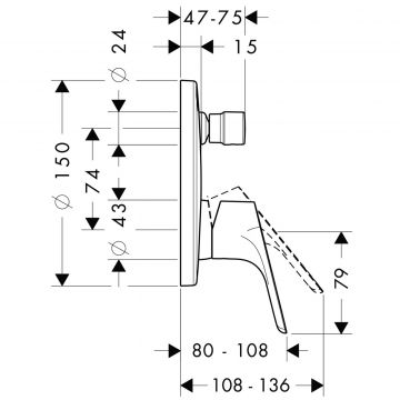 Душевая система Hansgrohe Crometta хром (27958000)