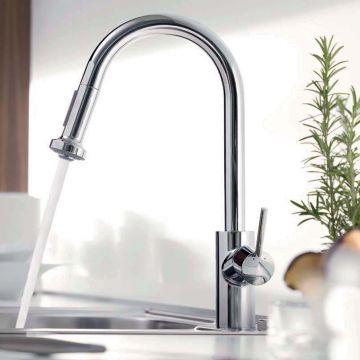 Смеситель для кухонных моек Hansgrohe (Хансгрое) Talis S хром (14877000)