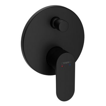 Смеситель для ванны Hansgrohe (Хансгрое) Rebris S (внешняя часть), 72466670 черный матовый