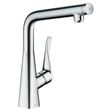 Смеситель для кухни Hansgrohe Metris Select 14883000 хром