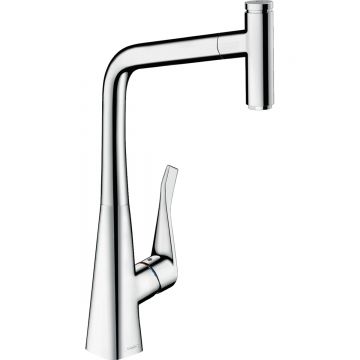 Смеситель для кухонных моек Hansgrohe (Хансгрое) Metris S хром (14884000)