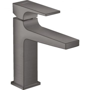 Смеситель для раковины Hansgrohe (Хансгрое) Metropol с донным клапаном Push-Open (32507340) Черный хром матовый