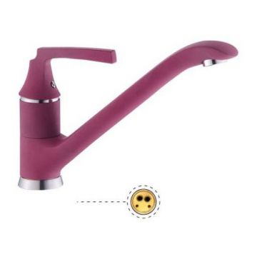 Смеситель для кухни с длинным изливом Potato (Потато) пурпурный (P42229-16)