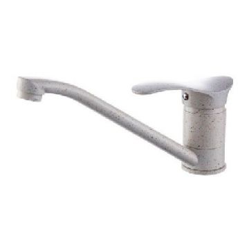 Смеситель для кухни с длинным изливом Potato (Потато) слоновая кость (P4201-18)