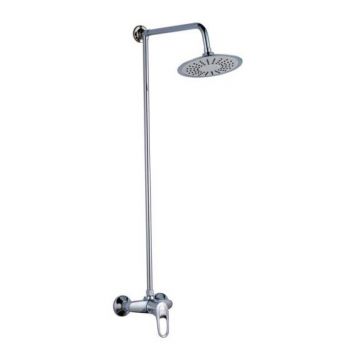 Душевая стойка со смесителем без излива Potato (Потато) хром (P3525)