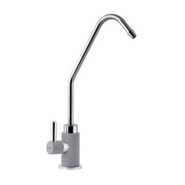 Кран-фильтр питьевой воды для кухни Ewigstein 096В серый металлик
