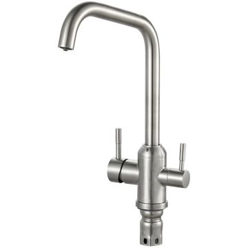 Смеситель РМС для кухни с переключением фильтра для питьевой воды SUS124-017F-015 нержавеющая сталь