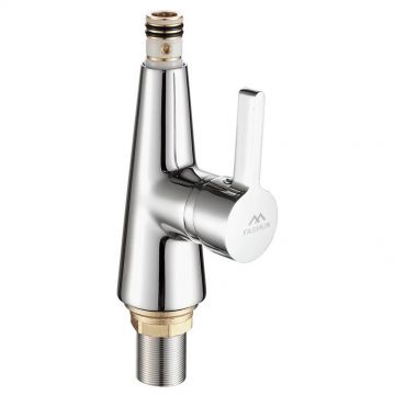 Смеситель для кухни Fashun (Фашун) с гибким изливом (A4153+B01) хром,синий