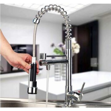 Смеситель для кухни с гибким изливом Fashun (Фашун) A4452, хром