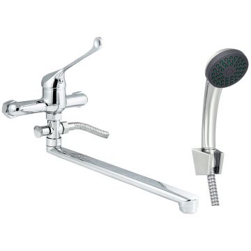 Смеситель Славен (Slaven) для ванны локтевой Хирург Х (СЛ-ОД-Х31) хром