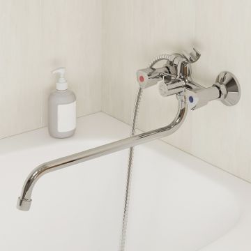 Смеситель Milardo для ванны с длинным изливом Tring TRISB02M10
