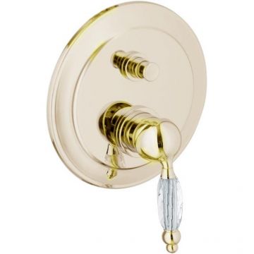 Смеситель для ванны и душа Webert (Веберт) Alexandra AL860101010, золото