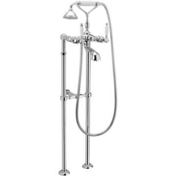 Смеситель для ванны напольный Webert (Веберт) Dorian DO720801015, хром