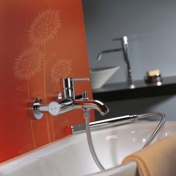 Смеситель для ванны с душем Webert (Веберт) Elio EL850102015, хром