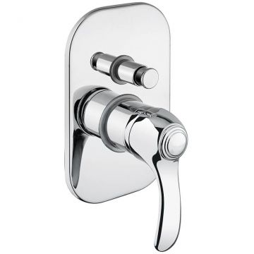 Смеситель для душа встраиваемый Webert (Веберт) Aurora AU860101015, хром