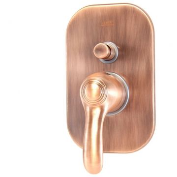 Смеситель для душа встраиваемый Webert Aurora AU860101060, медь