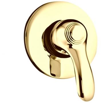 Смеситель для душа встраиваемый Webert (Веберт) Aurora AU880101010, золото