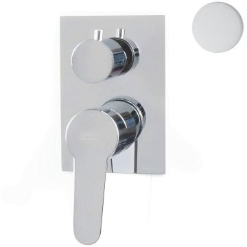 Смеситель для душа встраиваемый Webert (Веберт) Sax Evolution SE880601740, белый