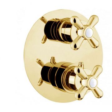 Смеситель для душа встраиваемый с термостатом Webert (Веберт) Armony AM970901010, золото