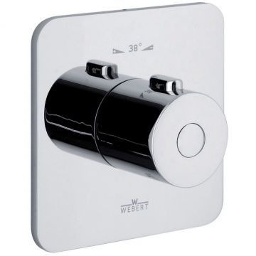 Смеситель для душа встраиваемый с термостатом Webert (Веберт) Living LV972101015, хром