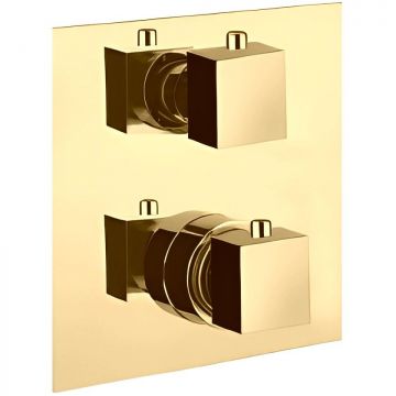 Смеситель для душа встраиваемый с термостатом Webert (Веберт) Pegaso PE970902010, золото