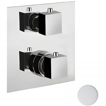 Смеситель для душа встраиваемый с термостатом Webert (Веберт) Pegaso PE970903740, белый