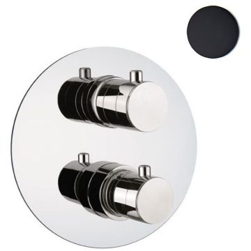 Смеситель для душа встраиваемый с термостатом Webert (Веберт) Sax Evolution SE970903560, черный