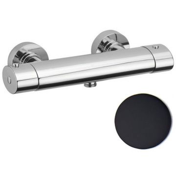 Смеситель для душа с термостатом Webert (Веберт) Elio EL980102560, черный