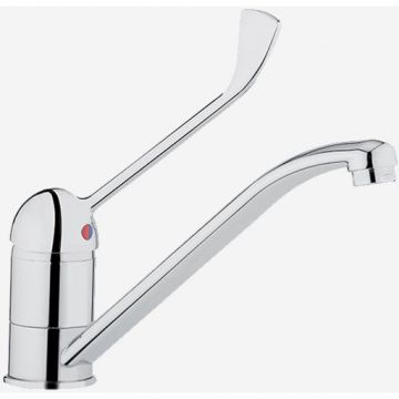 Смеситель для кухни с хирургической ручкой Webert (Веберт) Semplice SP920102015, хром